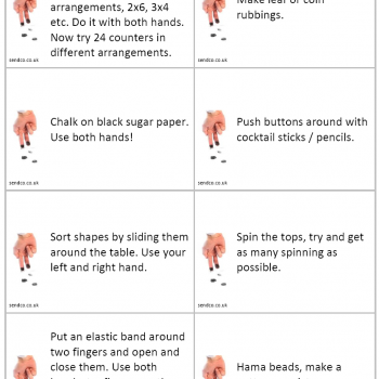 Finger Gym Cards