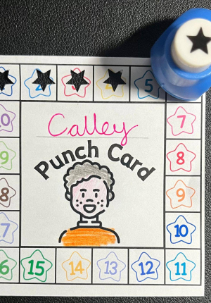 Personalised Punch Reward Cards